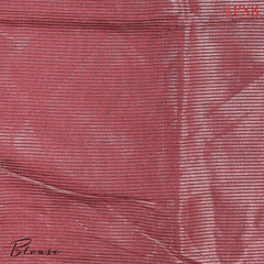 Maroon Semi Tussar Saree