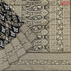 Black Georgette Saree