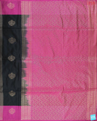 Black Soft Art Silk Saree