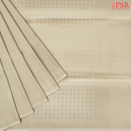 Kerala Beige Summer Silk Saree