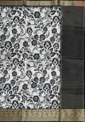 Grey Modal Silk Saree
