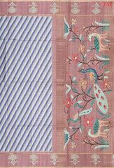 Shades Of Indigo Semi Tussar Saree