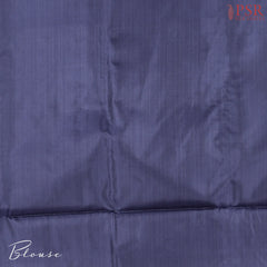 Saffron Yellow Vazhainaar Silk Saree