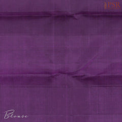Burgundy Kanchipuram Jacquard Silk Saree