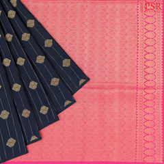 Black Soft Art Silk Saree