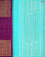 Byzantium Purple Kanchipuram Silk Saree