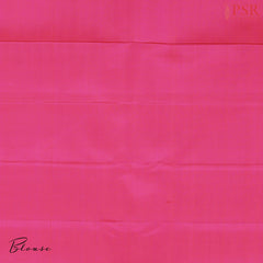 Dark Indigo Kanchipuram Silk Saree