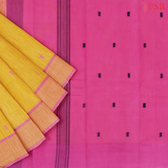 Yellow Kanchi Cotton Saree