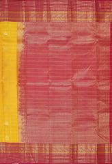 Yellow Fancy Kanchipuram Silk Saree