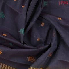 Deep Blue Kanchi Cotton Saree