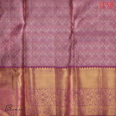 Mauve Pink Kanchipuram Silk Saree