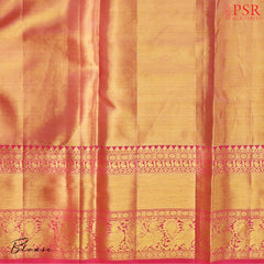 Citrus Green Kanchipuram Tissue Silk Saree