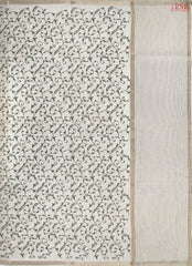 Beige Semi Tussar Saree