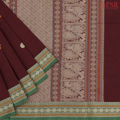 Auburn Kalakshetra Kovai Cotton Saree
