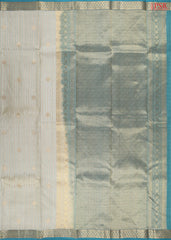 Elachi Beige Fancy Kanchipuram Silk Saree