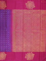 Dark Orchid Kanchipuram Silk Saree