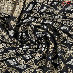 Black Georgette Saree