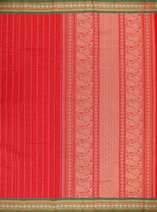 Red Kalakshetra Kovai Cotton Saree