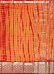 Orange Assam Saree