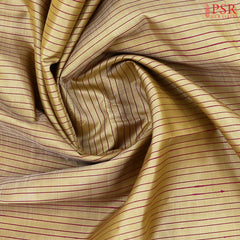 Golden Beige Kanchipuram Silk Saree