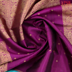 Byzantium Purple Kanchipuram Silk Saree