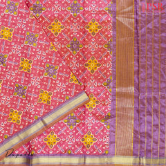 Iris Lavender Soft Patola Dress Material