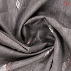 Fossil Grey Kosa Embroidery Saree