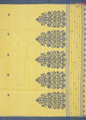 Corn Yellow Byloom Cotton Saree