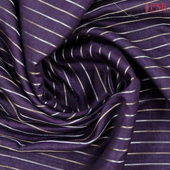 Aubergine Purple Semi Tussar Saree