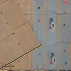 Grey Bengal Cotton Dress Material