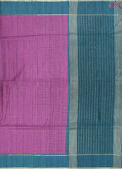 Boysenberry Purple Semi Tussar Saree