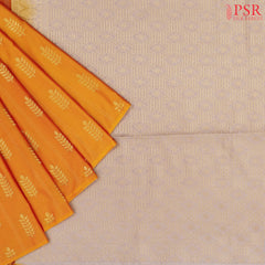 Marigold Yellow Soft Art Silk Saree
