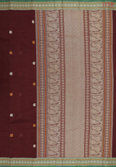 Auburn Kalakshetra Kovai Cotton Saree