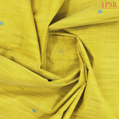 Olive Yellow Kanchi Cotton Saree