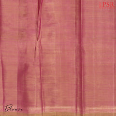 Golden Beige Kanchipuram Silk Saree