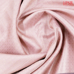 Pastel Pink Kanchipuram Jacquard Silk Saree