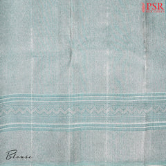 Turquoise Kanchipuram Silk Saree