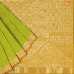 Chartreuse Green Fancy Kanchipuram Silk Saree