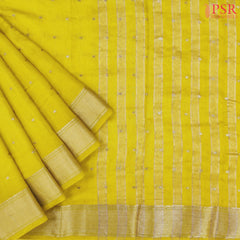 Barberry Yellow Assam Saree