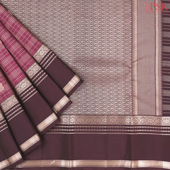 Burgundy Fancy Kanchipuram Silk Saree