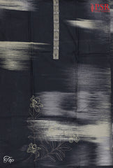 Charcoal Grey Cotton Dress Material