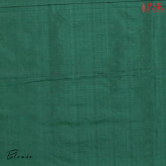 Dark Green Banarasi Silk