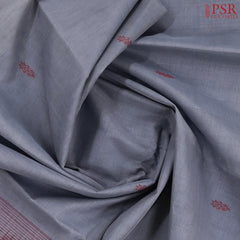 Steel Grey Kanchi Cotton Saree