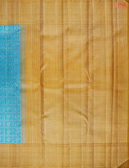 Blue Bridal Kanchipuram Silk Saree