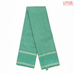 Aqua Pearl Kanchipuram Silk Saree