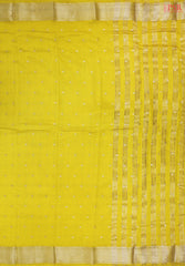 Barberry Yellow Assam Saree