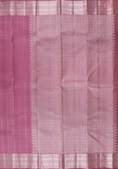 Onion Pink Kanchipuram Silk Saree