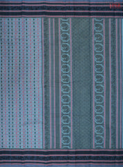 Cerulean Blue Kalakshetra Kovai Cotton Saree