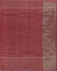 Maroon Silk Cotton Saree