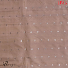 Fossil Grey Banaras Katan Silk Saree